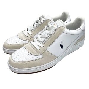 NWOT Polo Ralph Lauren Court Leather-Suede Sneaker Men's 13